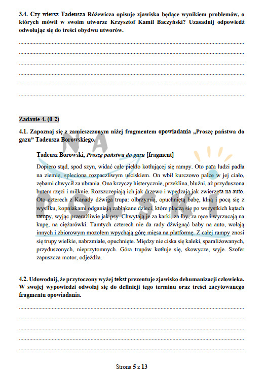 Oświecenie Sprawdzian 2 Gimnazjum Polski www.napolski.edu.pl